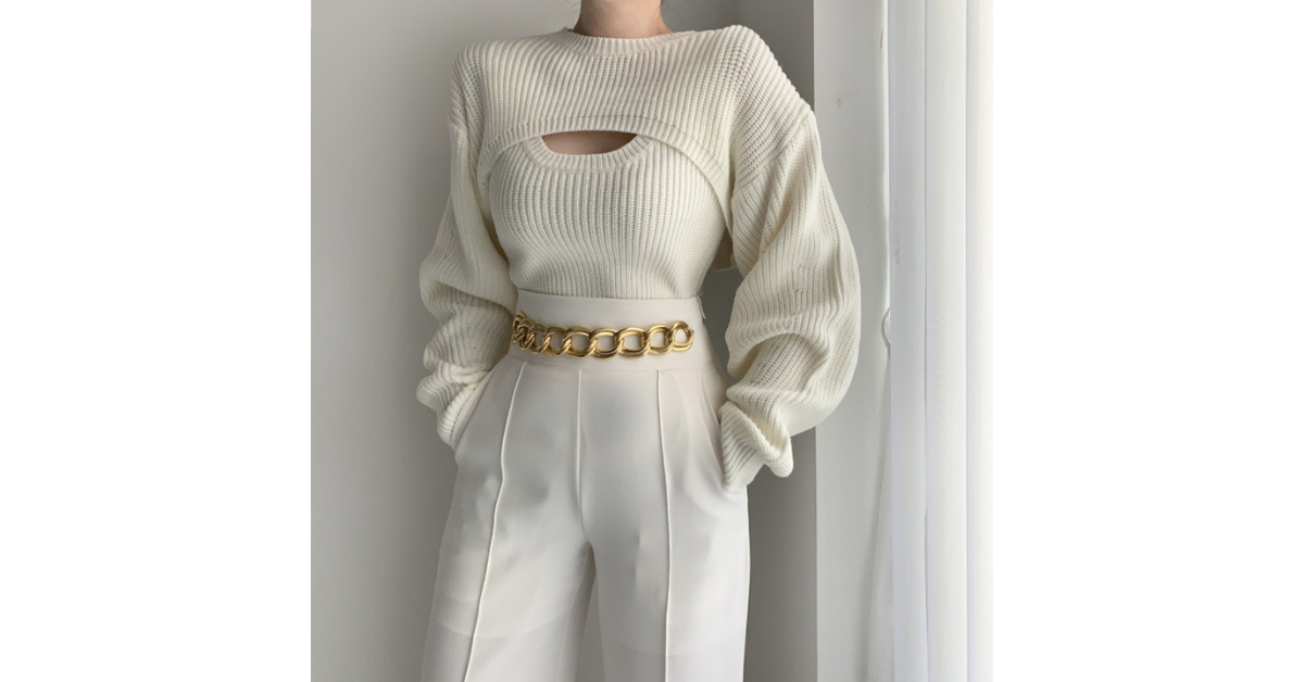 womens cozy knit outfit set