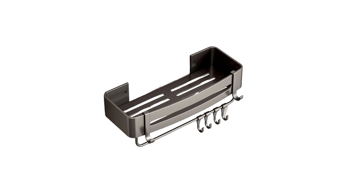 modern bathroom shelves wall mounted organizer