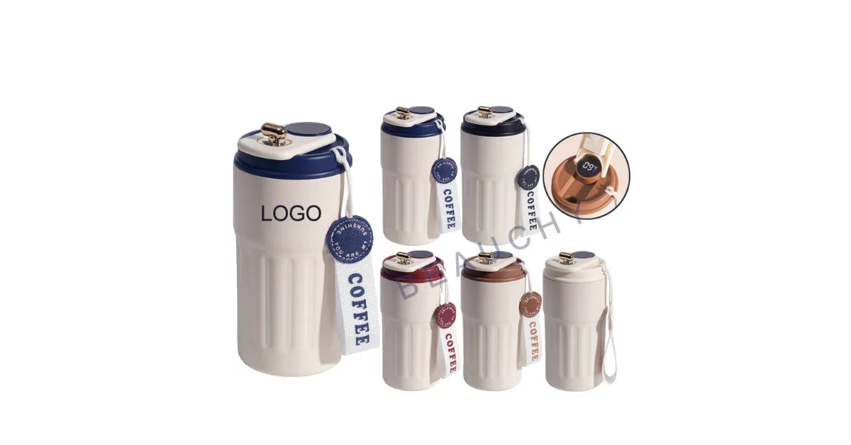 Smart Insulated Stainless Steel Travel Mug with Temperature Display – Eco Travel Mug - vitaliqa