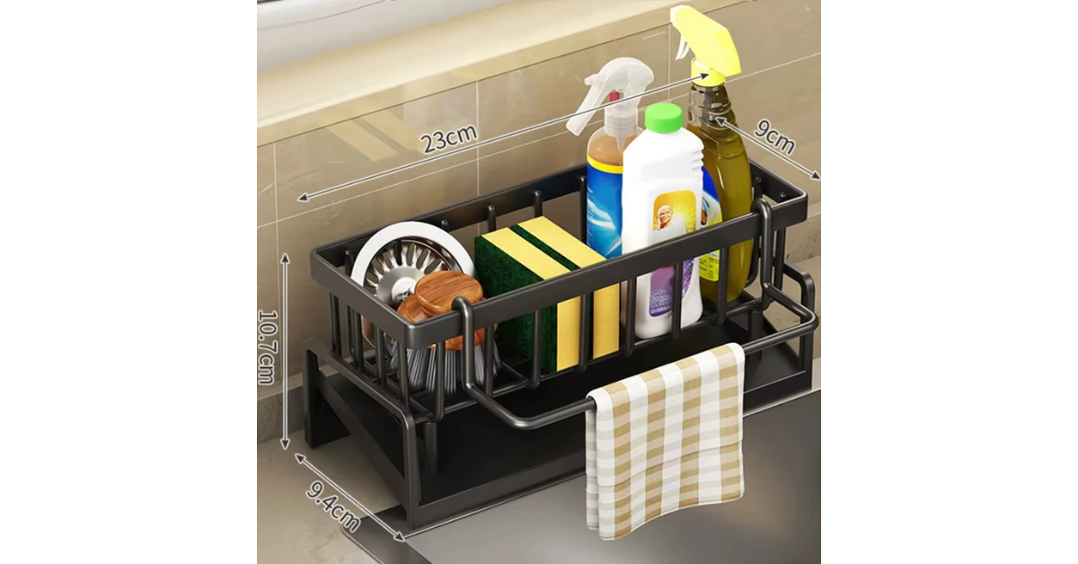 modern kitchen sink organizer rack