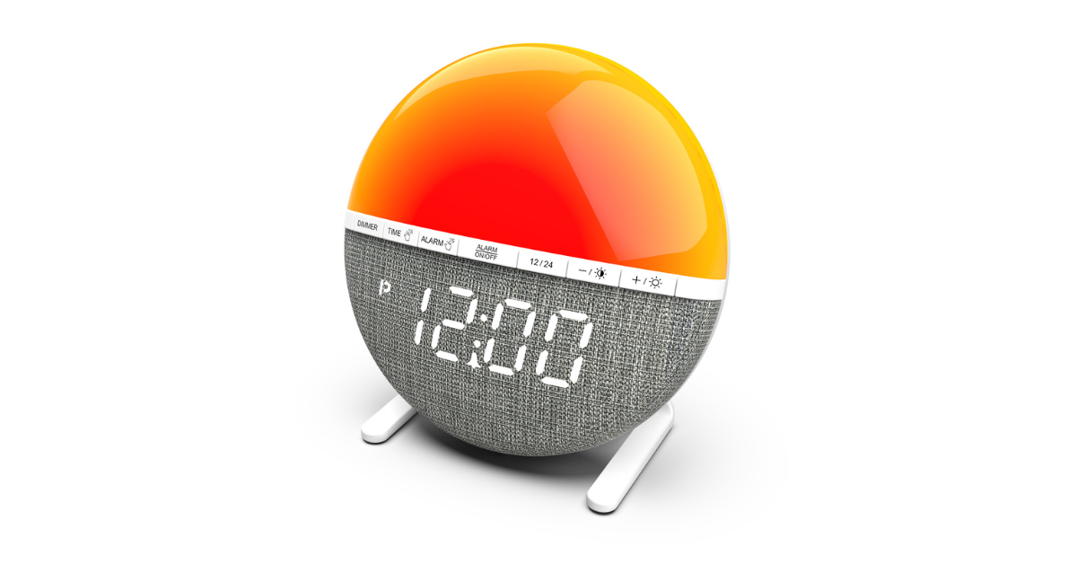 cozy bedroom sunrise alarm light