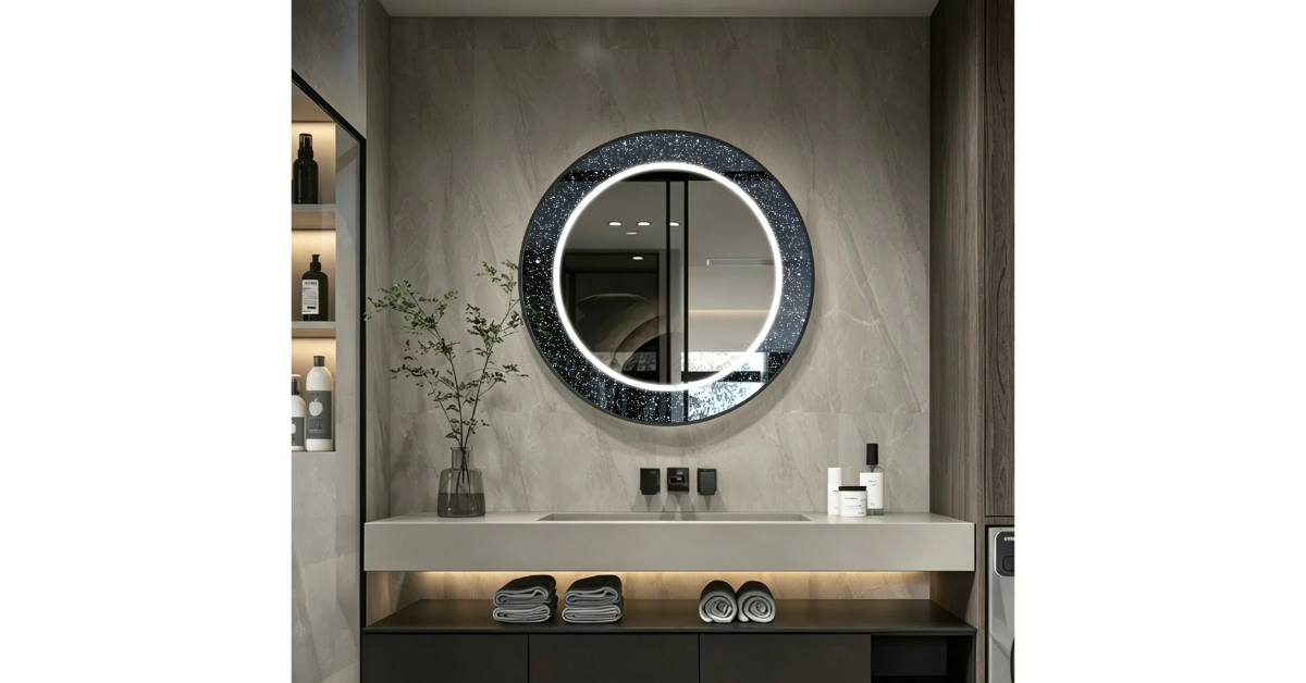 lightweight folding makeup mirror for travel use