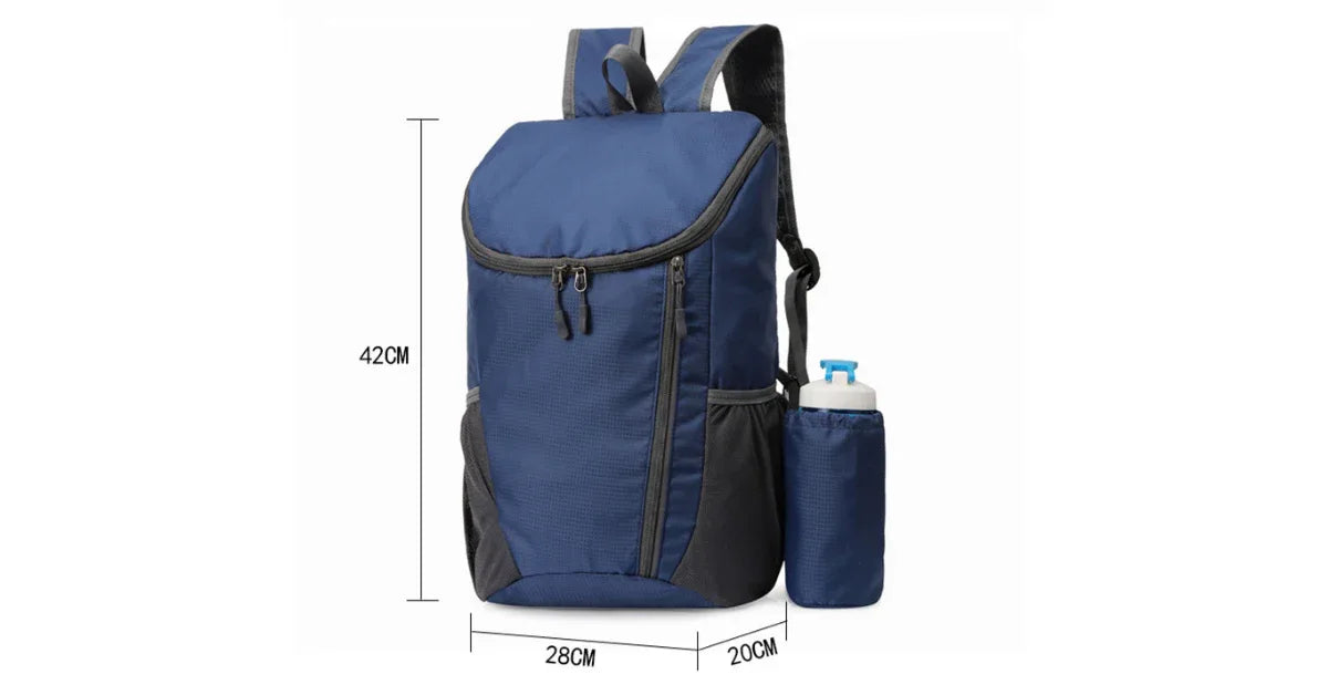New 2022 Lightweight Folding Backpack – Waterproof Travel Bag for Outdoor Sports & Hiking - vitaliqa