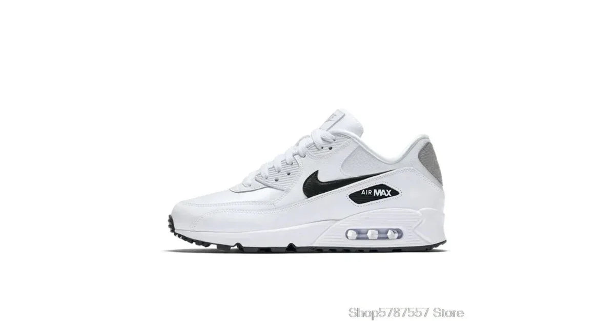 Nike Air Max 90 Essential Men’s Running Shoes – Black, Lightweight, Breathable Sneakers 325213-060 - vitaliqa