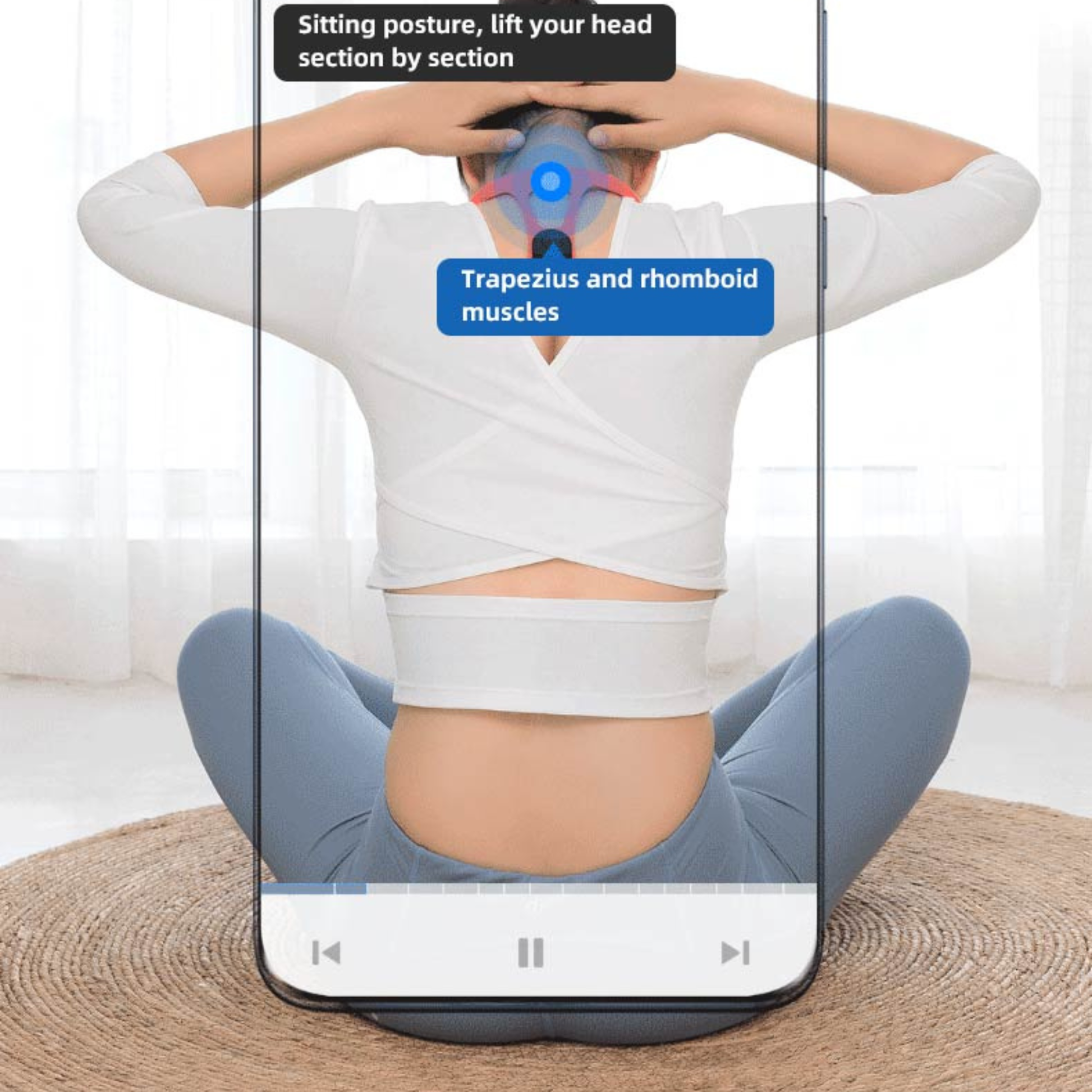 Smart posture training device for daily use