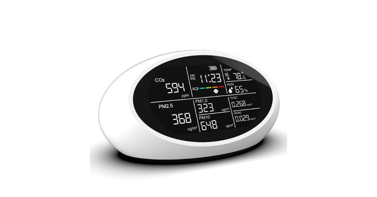 Monitoring PM2.5 and TVOC in home office