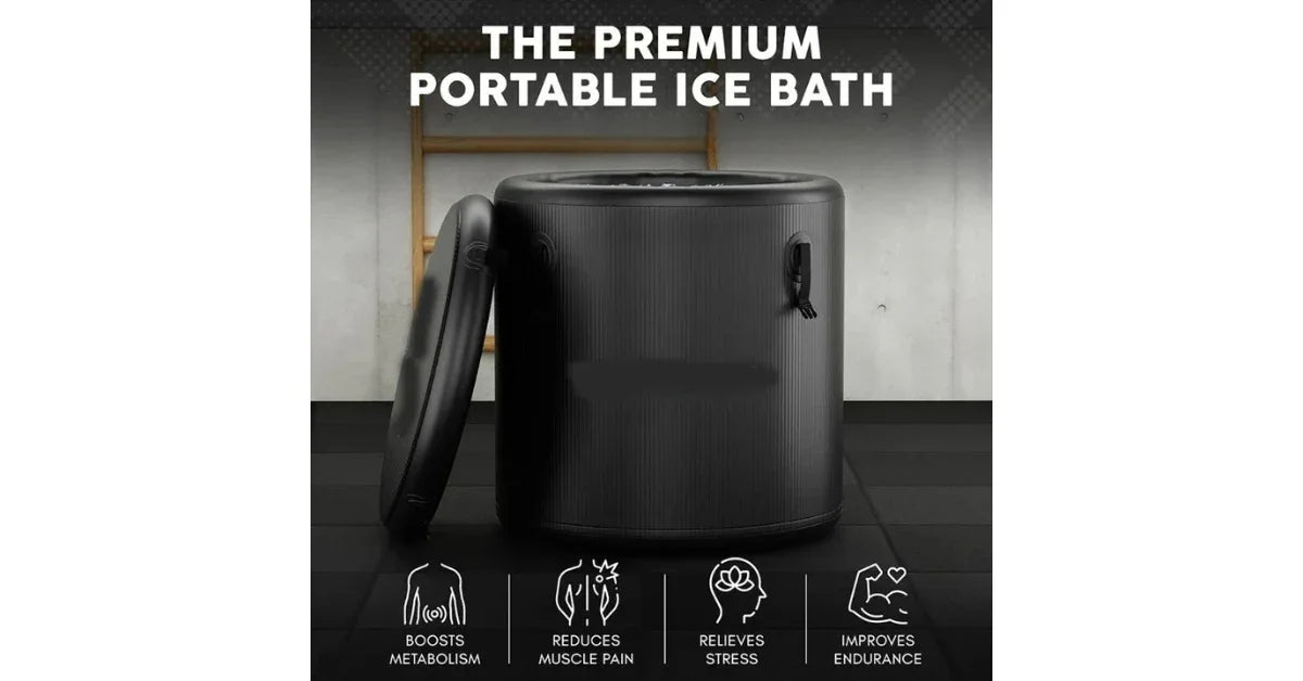 Portable Cold Plunge Tub with Chiller – Ice Bath Tub for Home Recovery - vitaliqa