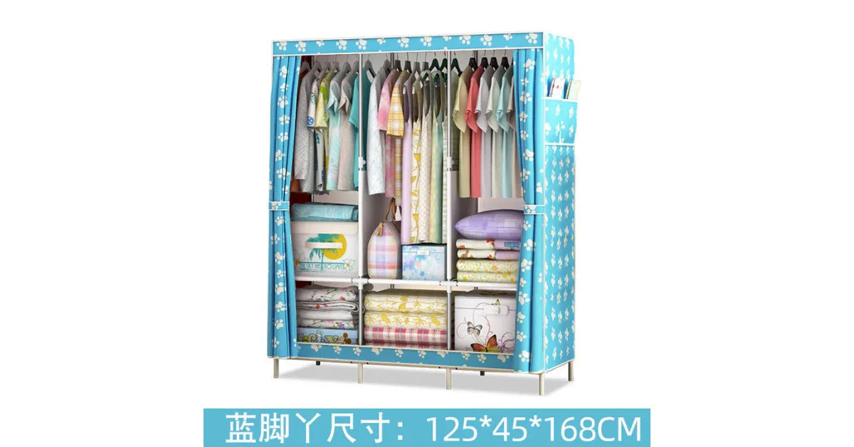 Foldable Clothes Storage Rack – Over-the-Door Shoe Organizer & Hanging Closet Organizer - vitaliqa