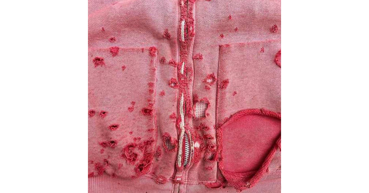 vintage hoodie acid wash style