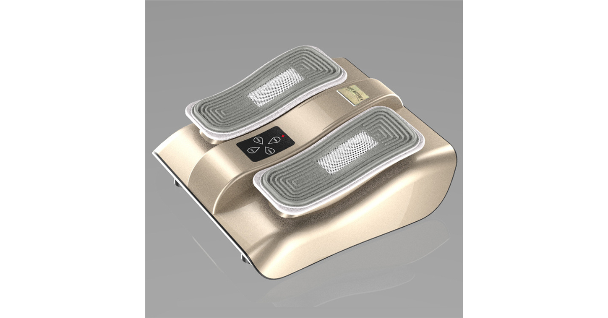 EMS foot massager with pedal design for office use