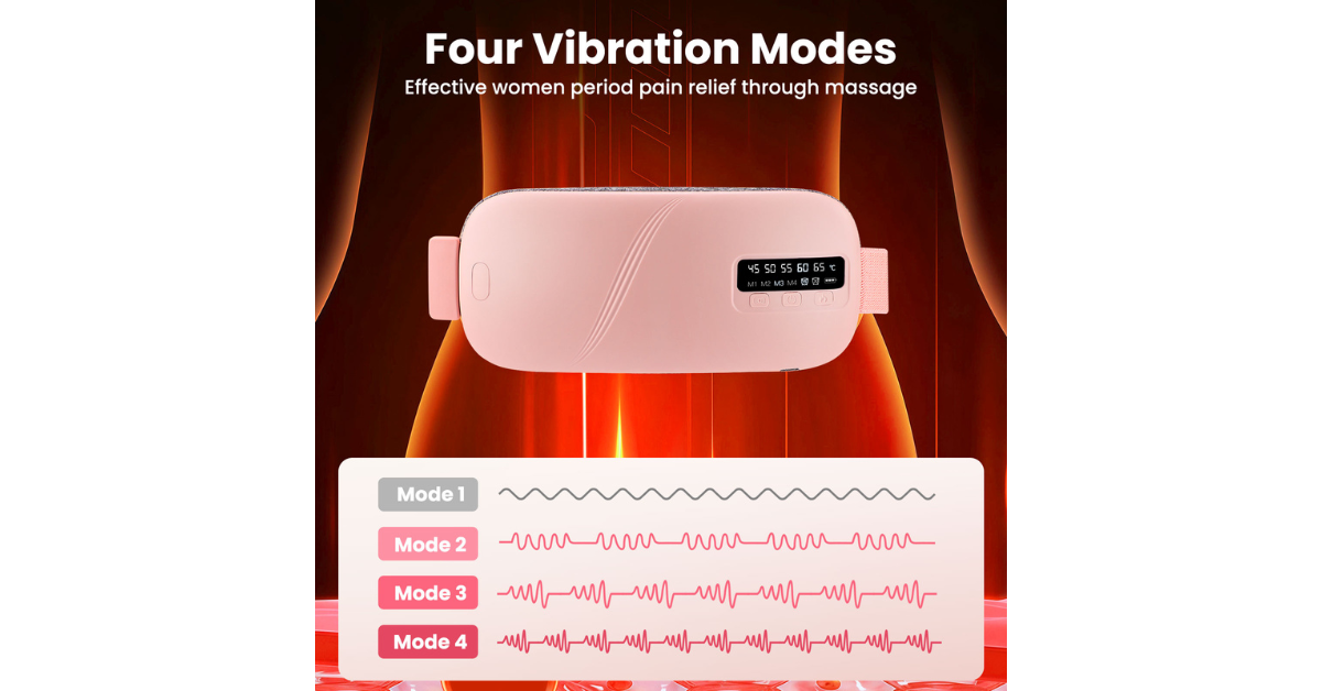 Hot compress belt heating pad close-up