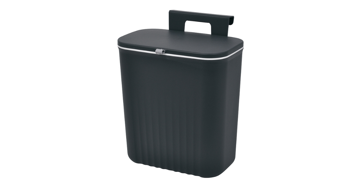kitchen cabinet trash bin organizer