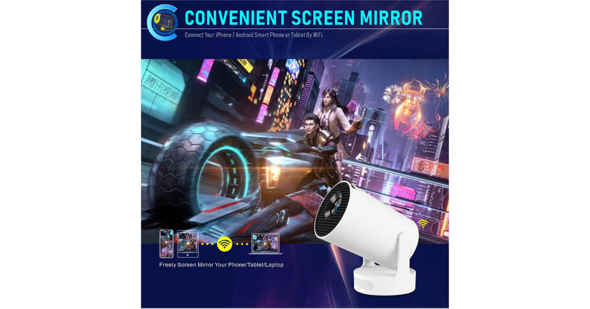 android mini projector with manual focus