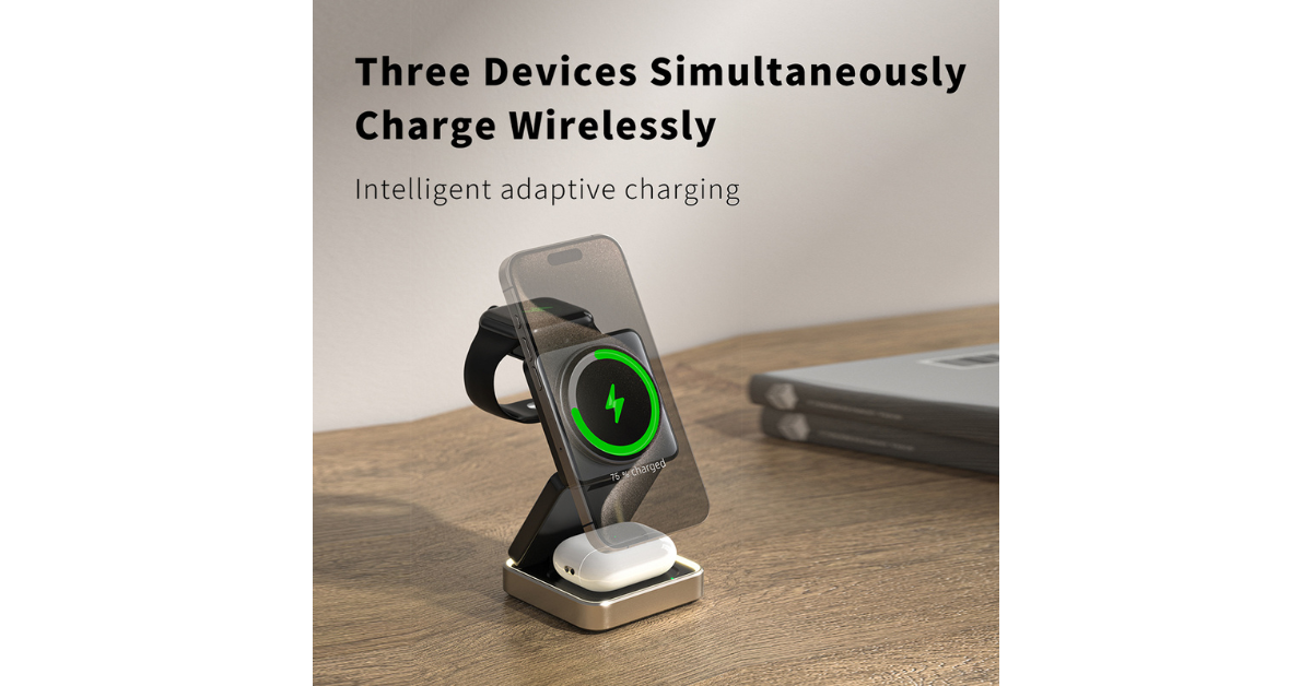 smartwatch wireless charging station