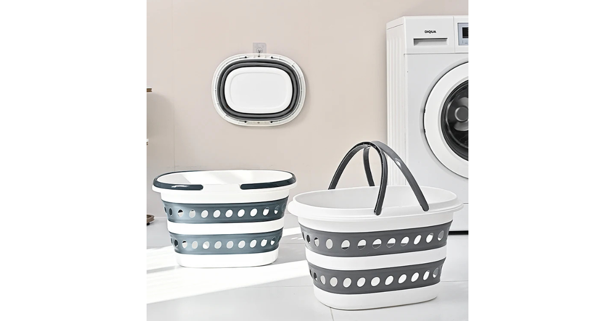 portable foldable basket for travel