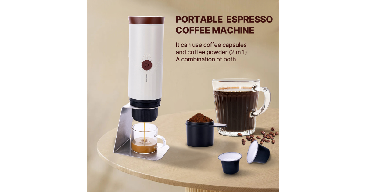 portable espresso machine for travel and camping