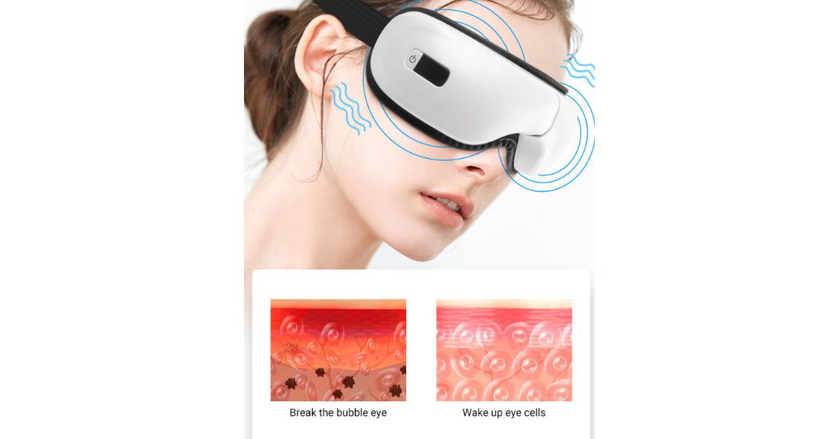 portable smart eye massager device