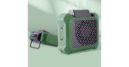 portable neck fan for hot weather cooling solution