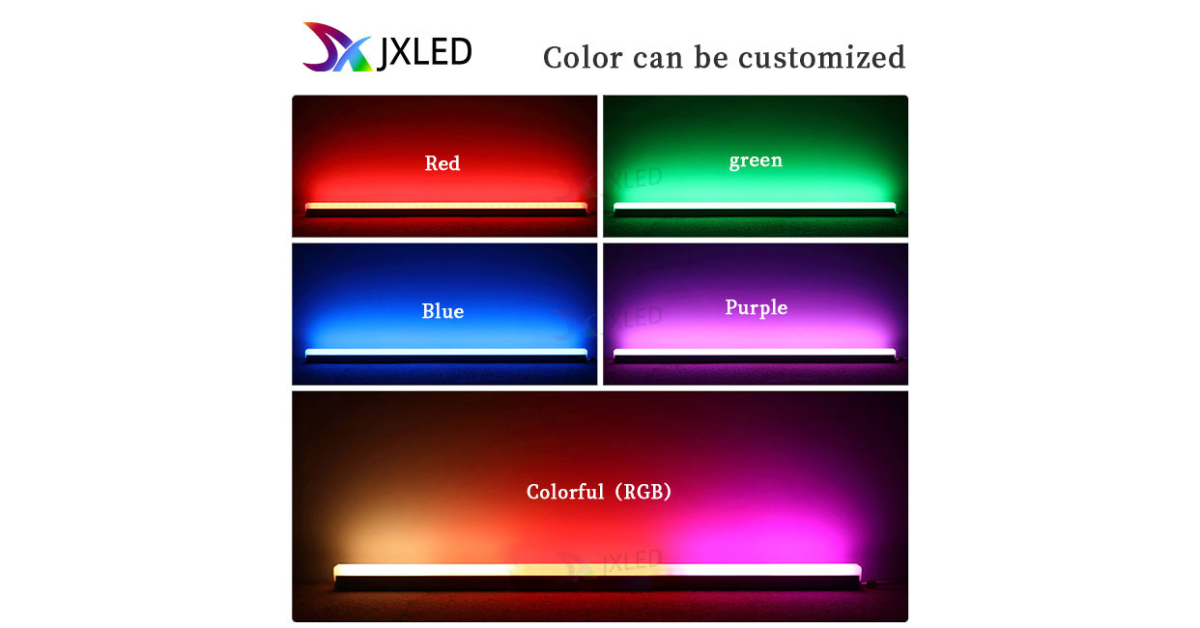 RGB LED tube outdoor lighting display