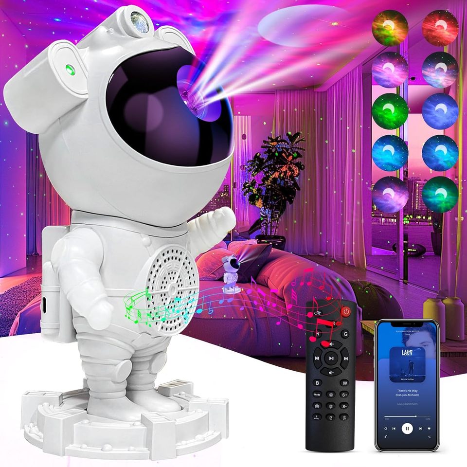 rgb starry sky projector for bedroom lighting