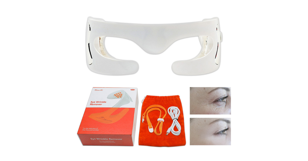 eye relaxer machine in use