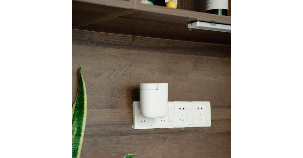 SCENTA Smart Waterless Aroma Diffuser plugged into wall
