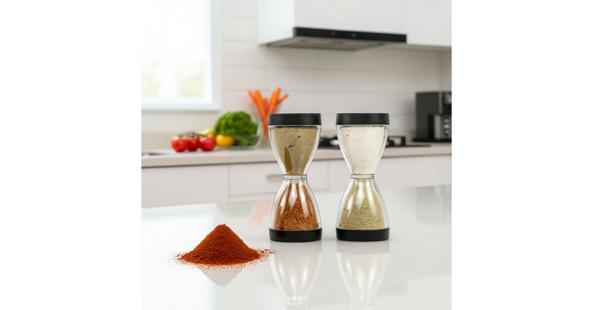 spice jar organizer kitchen shelf