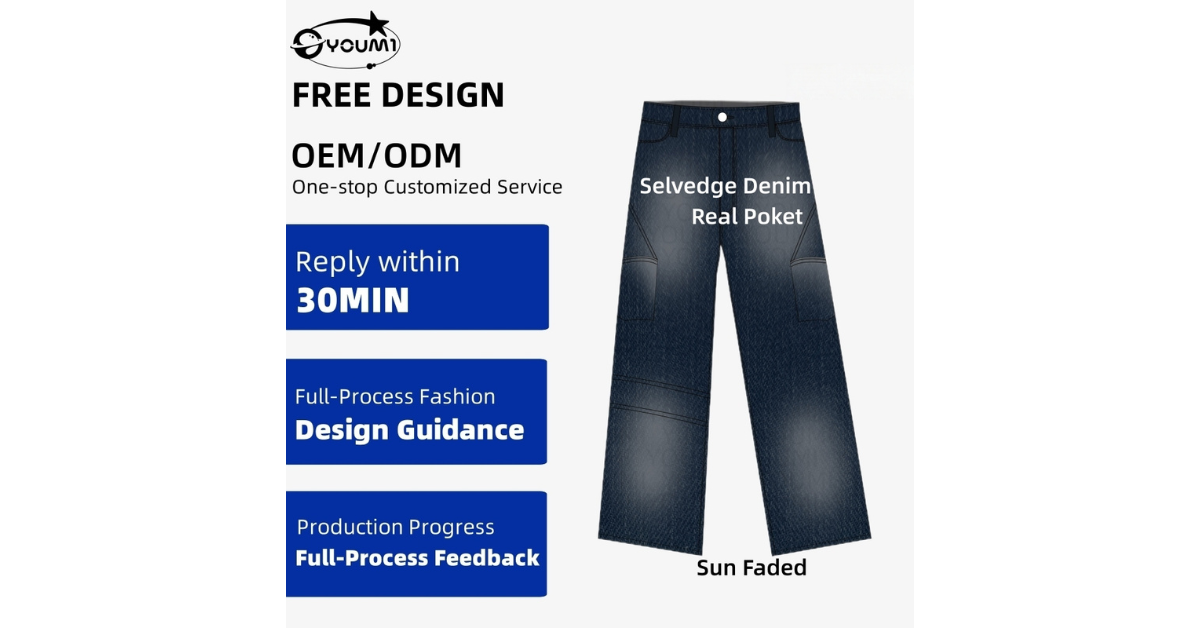 selvedge raw denim jeans streetwear outfit