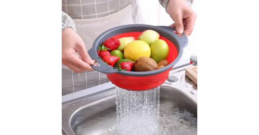 Silicone Folding Drain Basket – Premium Collapsible Silicone Colander for Modern Kitchens - vitaliqa