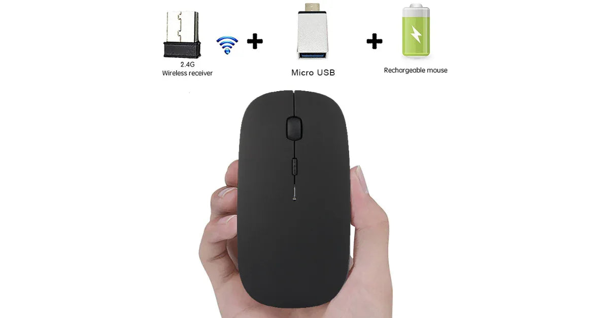 Ergonomic Bluetooth Wireless Keyboard and Mouse Combo – Rechargeable 2.4G RGB Set - vitaliqa