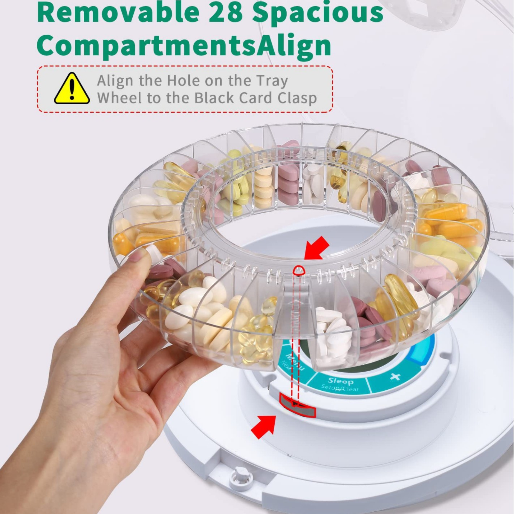 Smart Medicine Box placed in a modern home environment for easy daily medication management