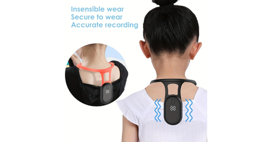 smart posture corrector belt vibration reminder device