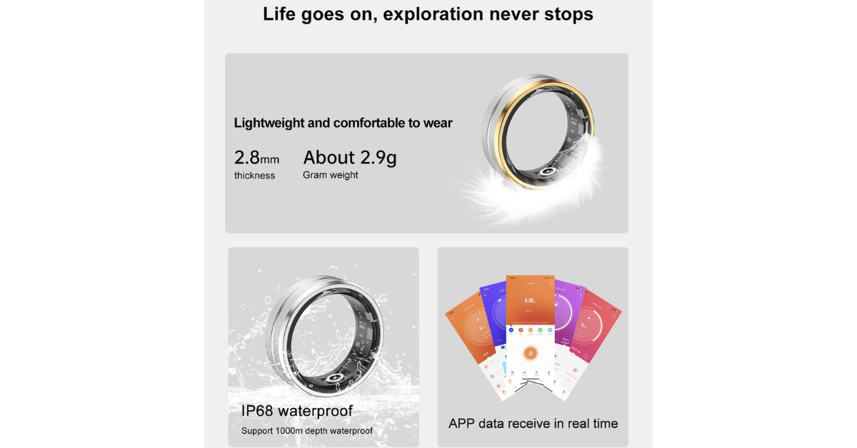 waterproof smart ring lifestyle usage