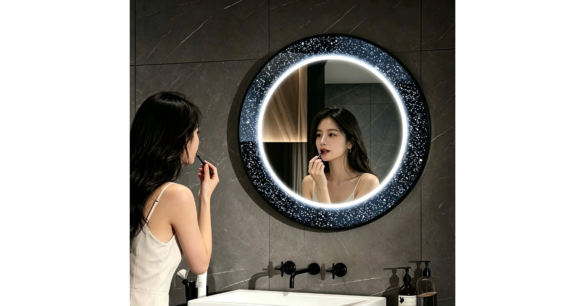 smart beauty mirror for makeup and skincare