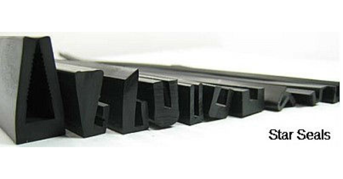 soundproof door seal strip close up