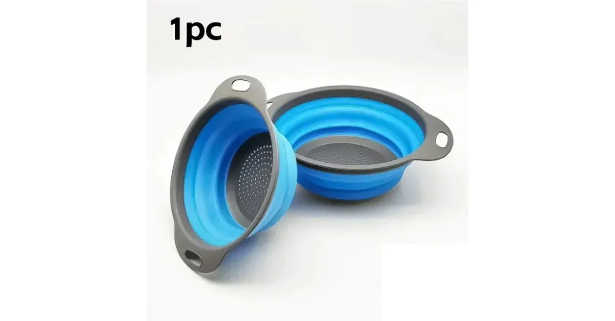 Silicone Folding Drain Basket – Premium Collapsible Silicone Colander for Modern Kitchens - vitaliqa