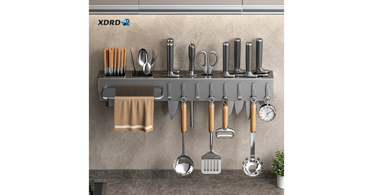 kitchen organization solution wall mount