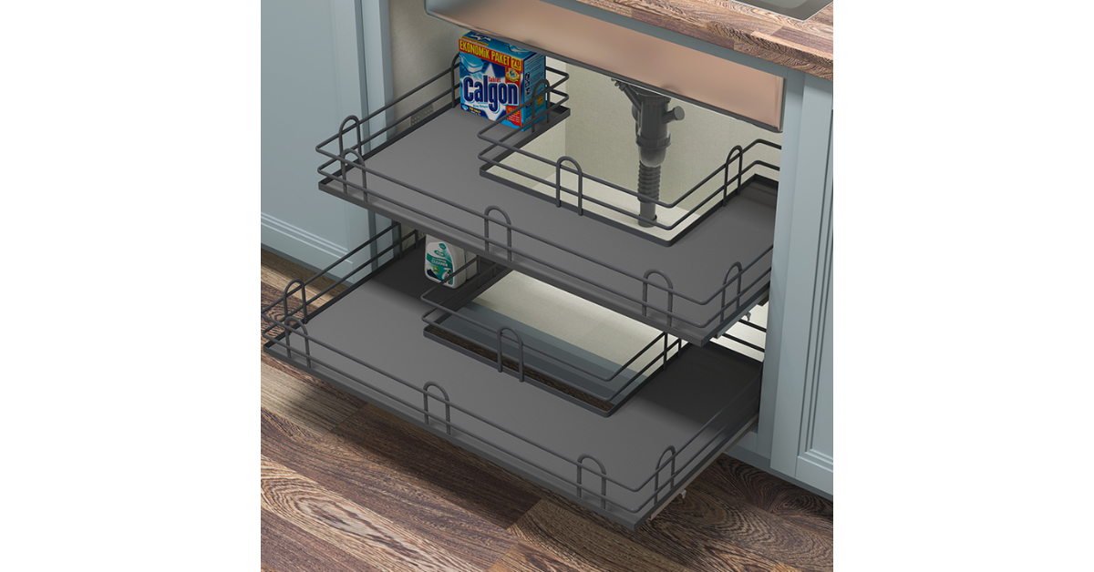 kitchen sink organizer space saving design