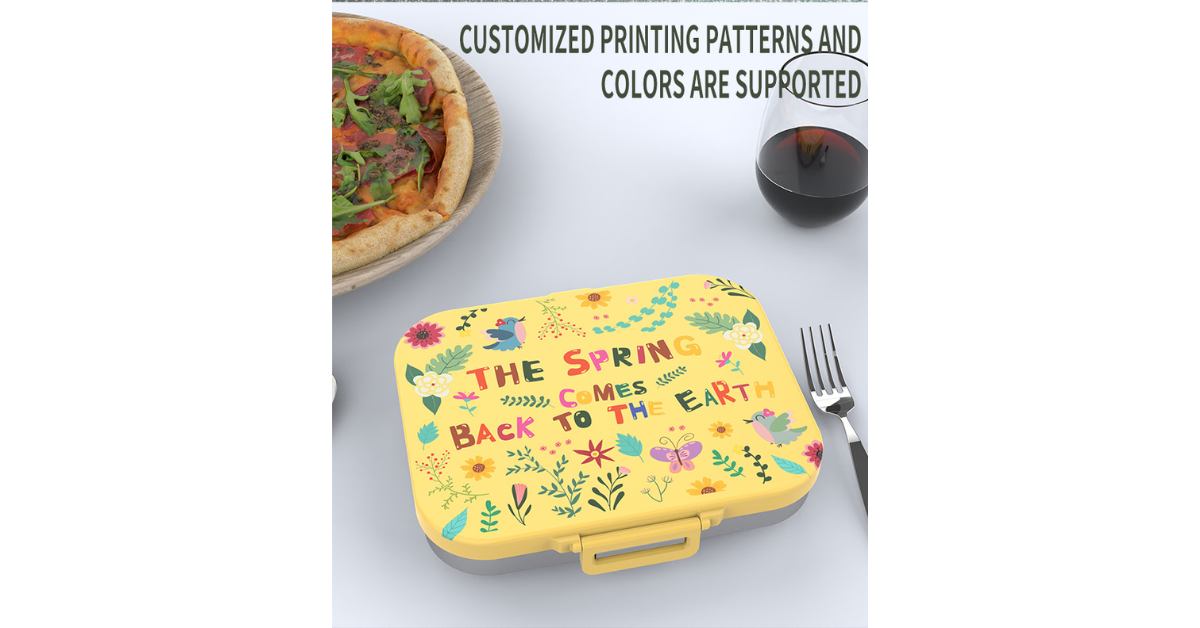 silicone container food storage bento box