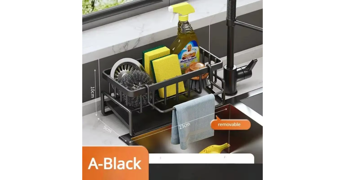 stainless steel sponge holder sink