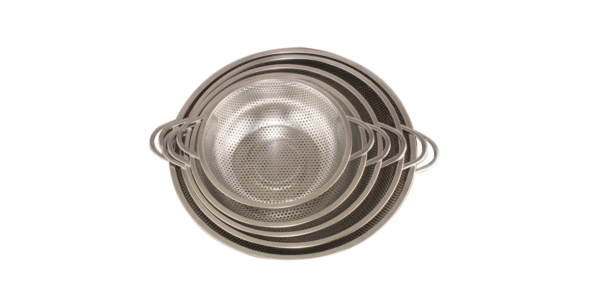 stainless steel sink strainer basket in kitchen sink