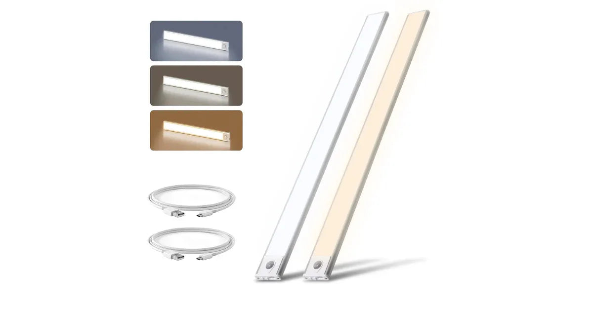 USB Rechargeable Magnetic Wall Motion Sensor Night Lamp – Indoor LED Light - vitaliqa