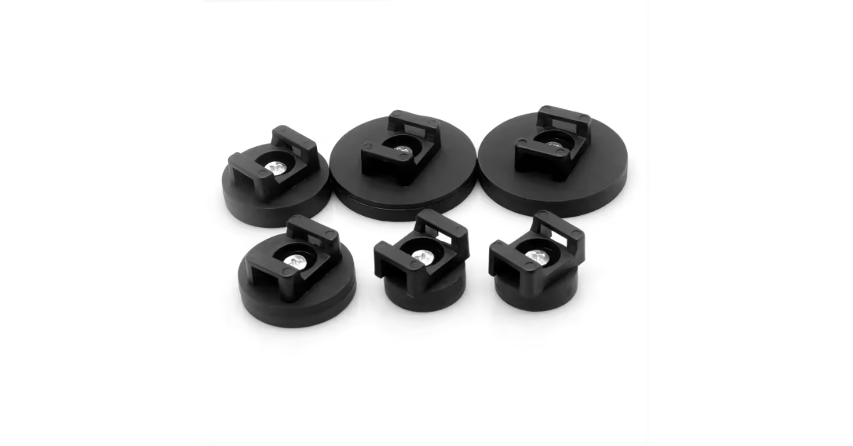 strong 15lb magnetic cable holder for desk organization