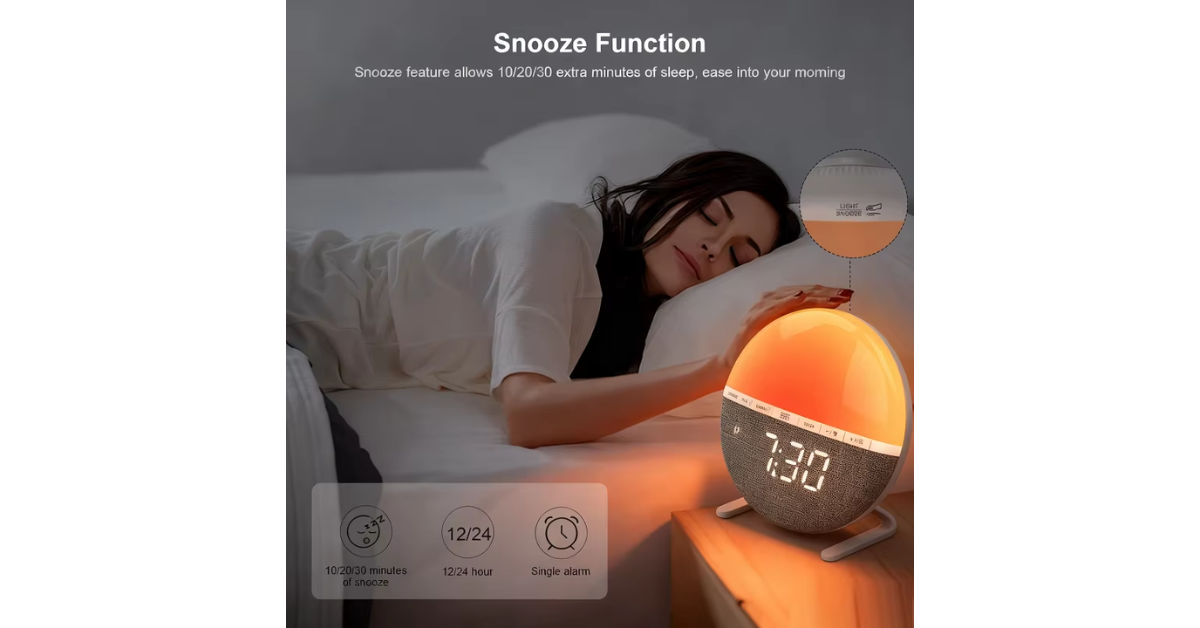 wake up light sleep clock for adults and kids