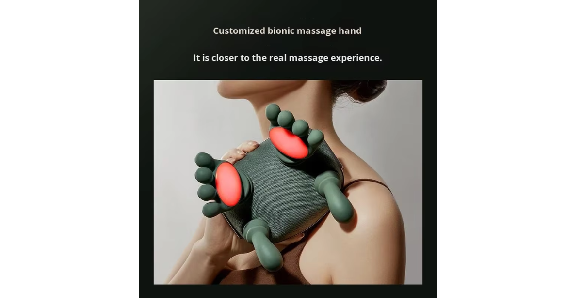 6d kneading neck massager