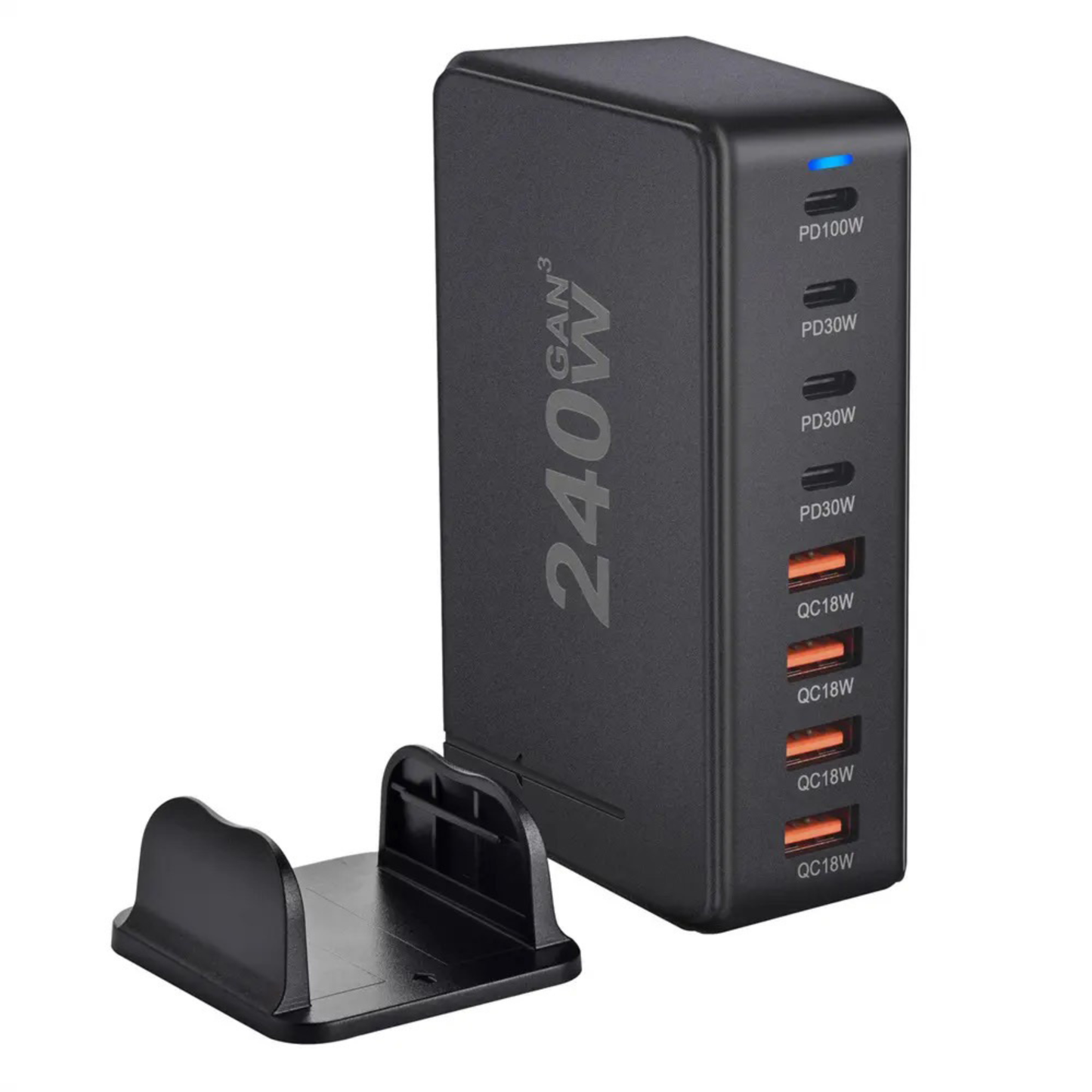 GaN USB Charger featuring advanced Gallium Nitride technology for efficient energy delivery and reduced heat generation.