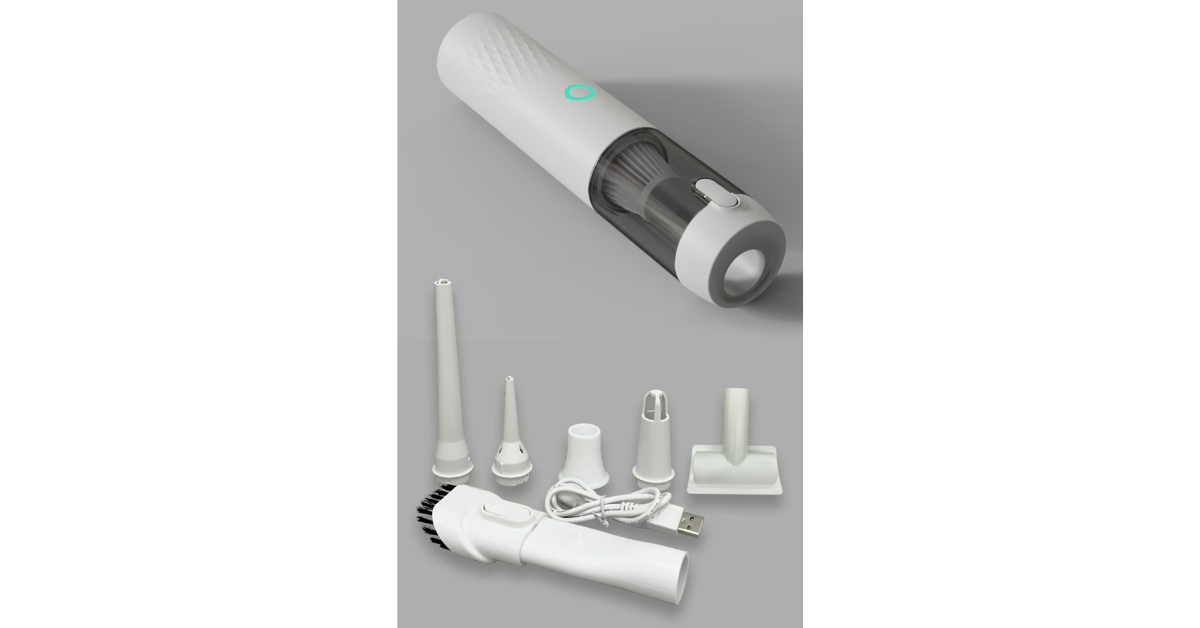 USB Type-C rechargeable car vacuum