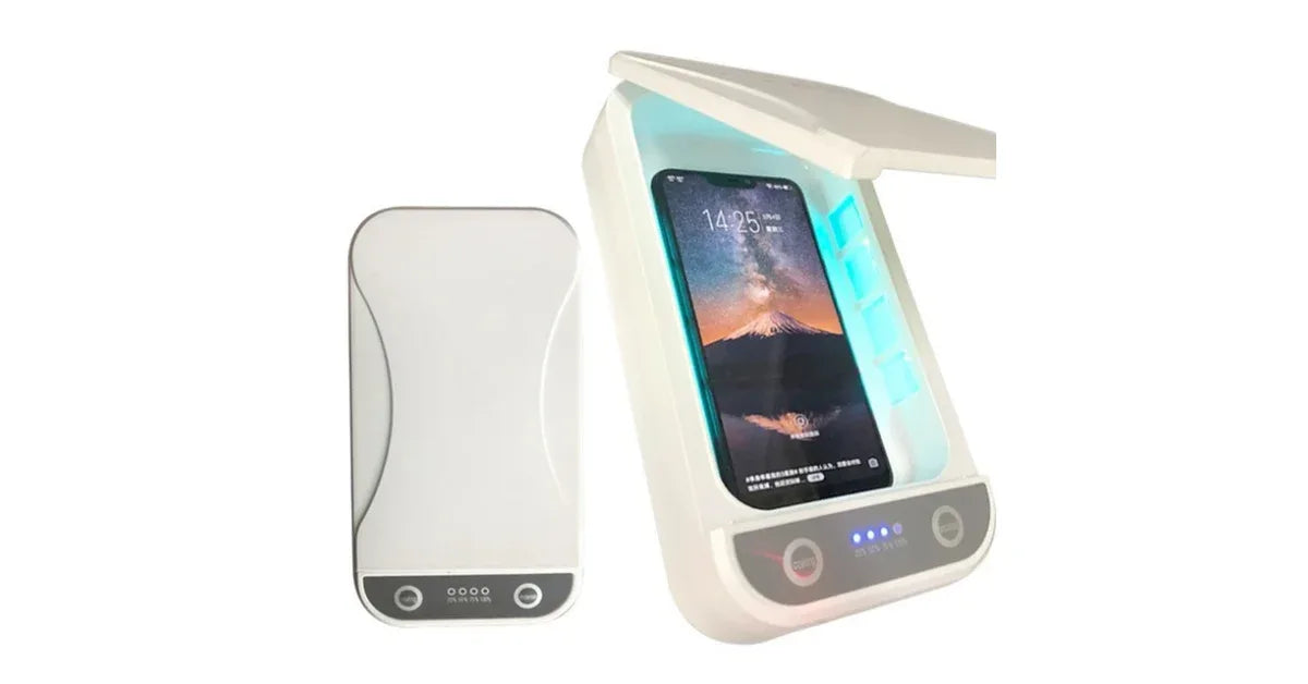Portable UV Phone Sanitizer Box – UVC Sterilizer for Phones, Beauty Tools & Keys with Aroma Function - vitaliqa