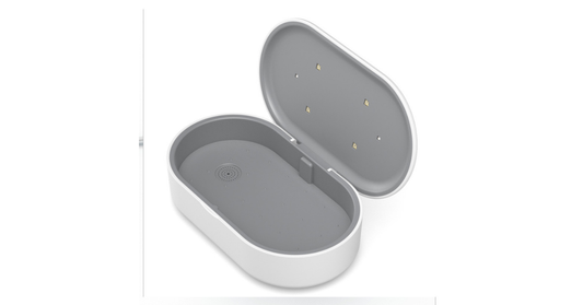 UV phone sanitizer box with wireless charging