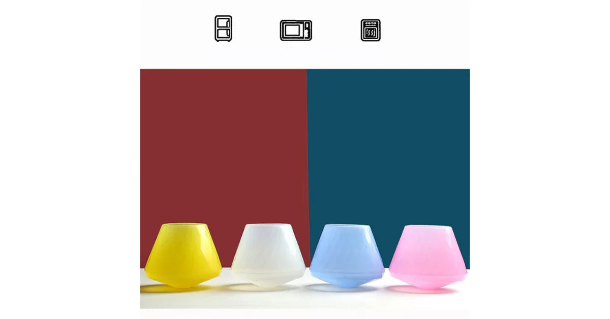 Unbreakable Silicone Wine Glasses | Dishwasher Safe Cups - vitaliqa